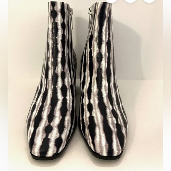 Sigerson Morrison Zebra Pattern Ankle Boots 38 - Picture 9 of 10